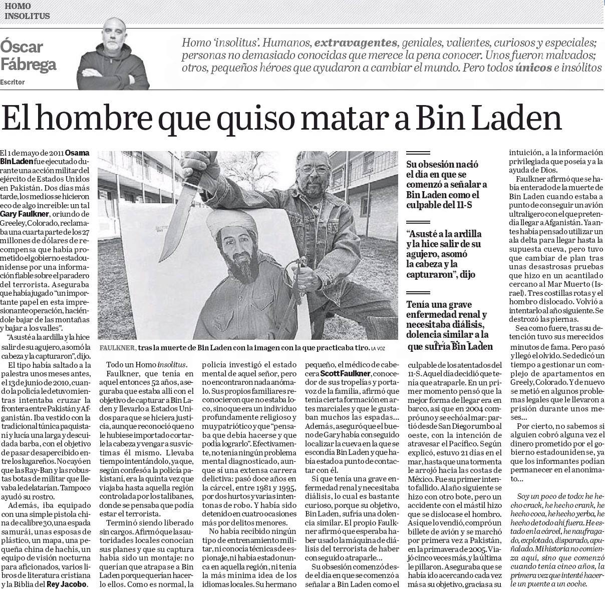 Homo insolitus 4: El hombre que quiso matar a Bin Laden 5 18472670_10203014855488716_273164266_o