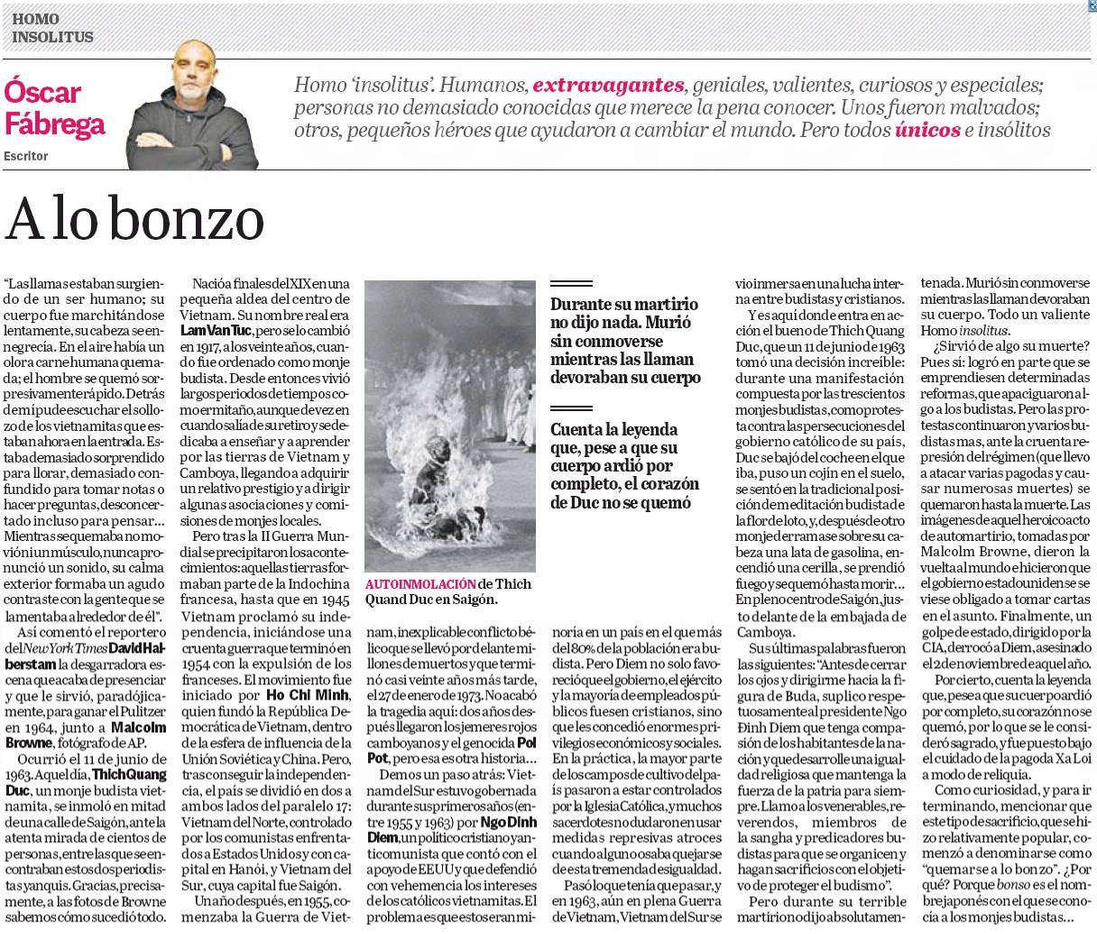 Homo insolitus 7: A lo bonzo 3 18927245_10203095633348112_618623877_o