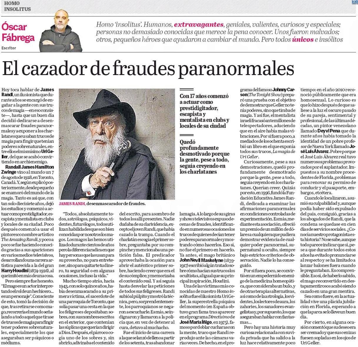Homo insolitus 20: El cazador de fraudes paranormales 3 22164026 10203543797351932 845998931 o