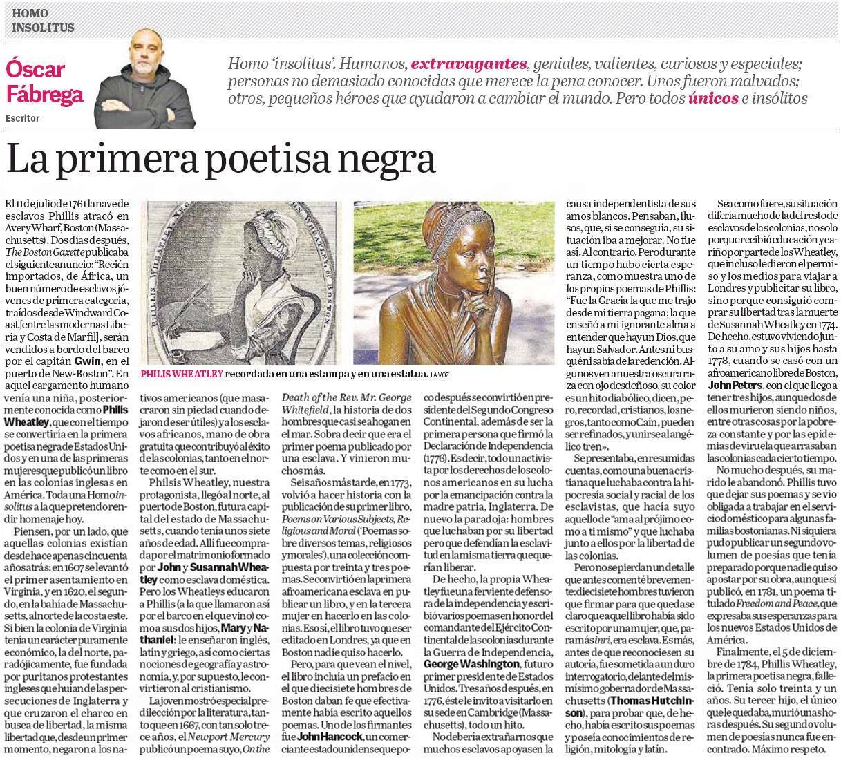 Homo insolitus 33: La primera poetisa negra 5 27140568 10203914809146995 1032523892 o