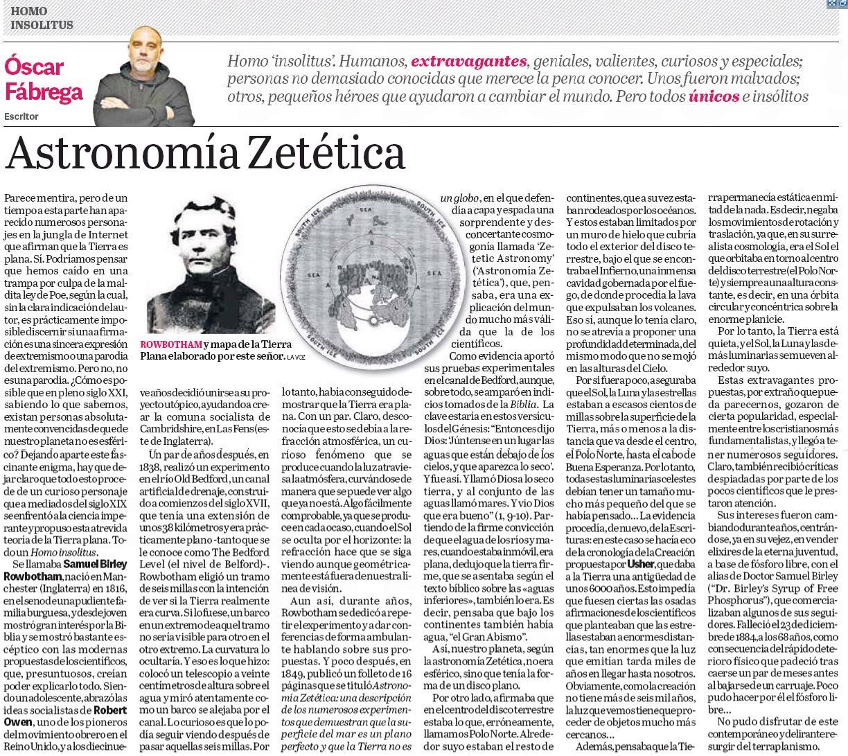 Homo insolitus 38: Astronomía zetética 4 28555304 10204081930404922 1916284467 o