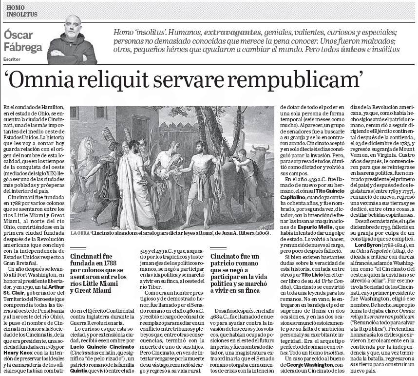 Homo insolitus 45: Omnia reliquit servare rempublicam 3 31958838 10204294856207934 7946839668367032320 n