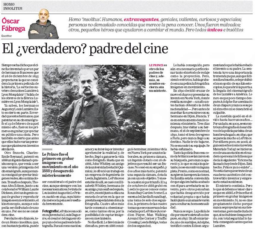 Homo insolitus 61: El ¿verdadero? padre del cine 2 47391672 267050977269303 3805527430131613696 n