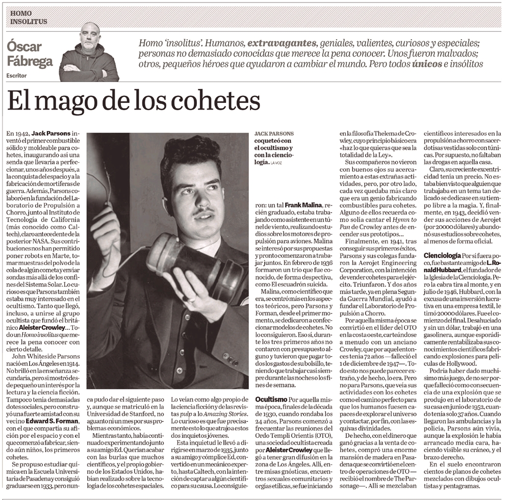 Homo insolitus 64: El mago de los cohetes 2 El mago de los cohetes