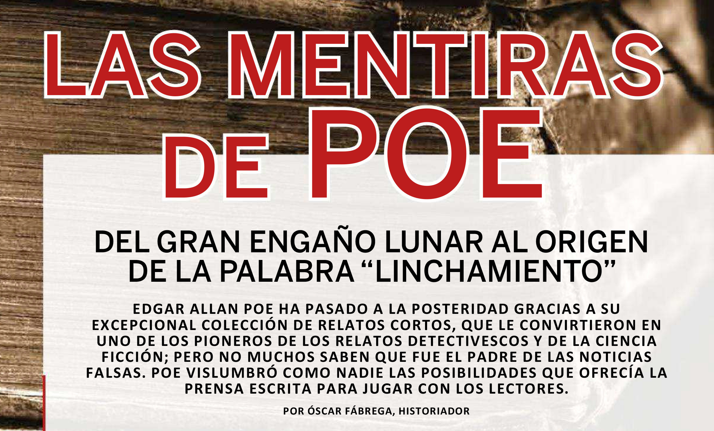 Las mentiras de Poe